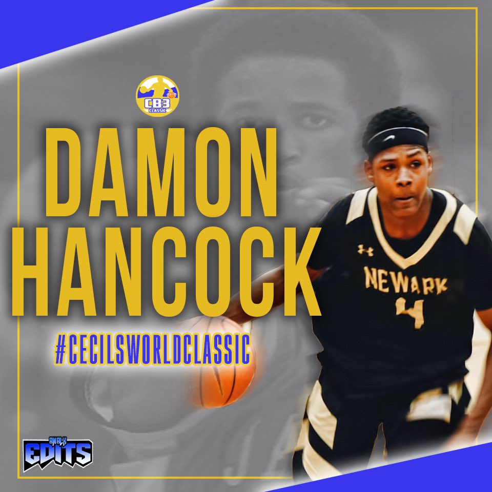 CB3Classic's tweet image. Damon Hancock will play in the #CecilsWorldClassic Rising Star game Friday August 3rd!!!