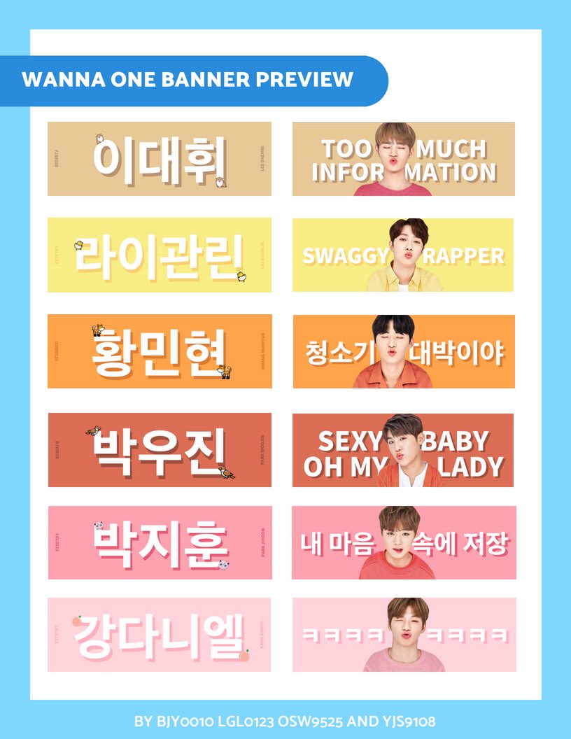 bjy0010's tweet photo. 💙Wanna One Banner Support for KCON LA 2018 💙

by @bjy0010 @lgl0123 @osw9525 @yjs9108

Dead line: August 9th

PayPal: munji88hallie@gmail.com
Google form: https://t.co/DnoKDAK5hJ

Non-guaranteed free banners information would be announced later‼️

#WannaOne #KCON18LA https://t.co/nfjyQIfIfW