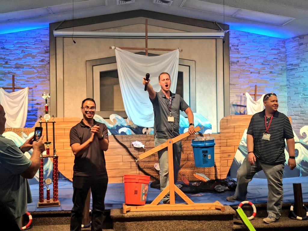 The penny offering is always a highlight of VBS.  
We're considering using this method this Sunday morning for our main service offering!  😁

#vacationbibleschool
#SailingwiththeSavior