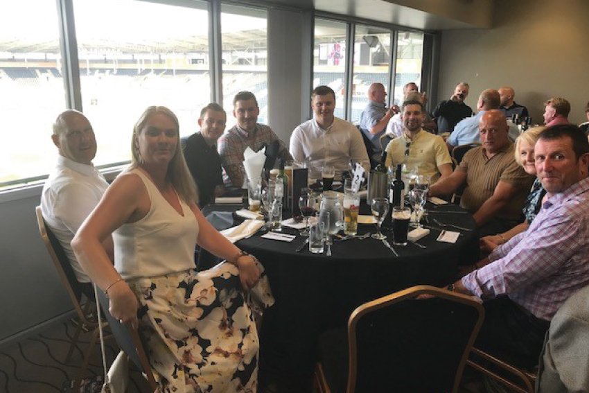 We were delighted to be the matchball sponsors for the derby <a href="/hullfcofficial/">Hull FC</a> <a href="/hullkrofficial/">Hull KR</a> @KCOMStadium last night. We also took our apprentices as a well done for their success