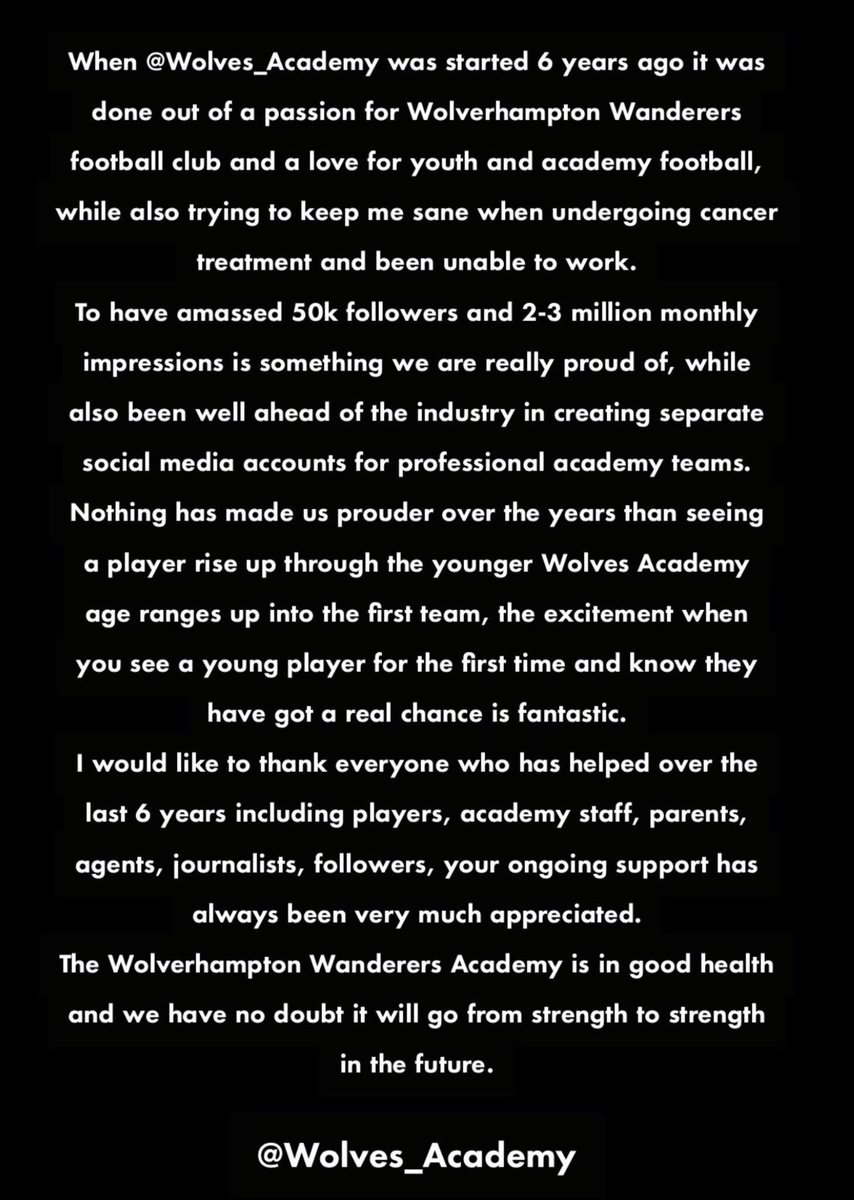 Wolves Academy tweet media