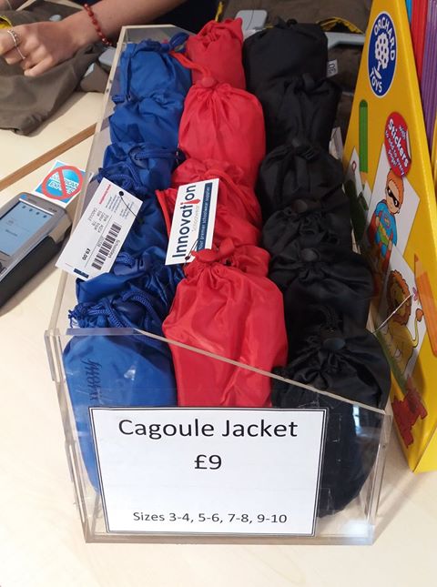 Keep protected from the surprise #rain showers this #summer with these #waterproof #cagoule #jackets available in store now. They are perfect for #daysout or even for in your #bookbag for #school in #September as they fold away into a neat little bag. 🌧️🧥