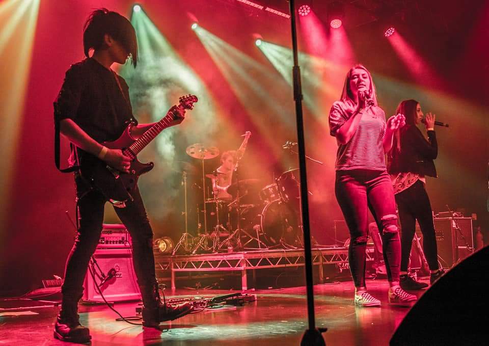 Come and watch our amazing <a href="/L6FC/">LowestoftSixthFormCollege</a> students Joe, Emily, Eryn and Emma's band <a href="/promise_theory/">Promise Theory</a> on the main stage at Gorleston <a href="/Clifftop_Fest/">Clifftop Festival</a> tonight at 6! It's gonna be loud... 🎸🎸🎸