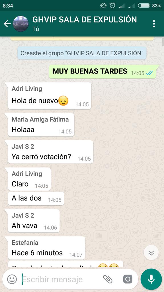 GHVIP2018's tweet photo. Estefanía y María, salvadas y un tenso duelo entre Javier y Adrián van a determinar quién es el primer eliminado de esta edición ... https://t.co/6SLbSuBCfC
