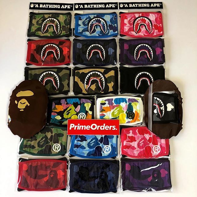 PrimeOrders's tweet photo. Bape face masks available at #sneakerconla 😷🔥 Which one would you cop?!
·
#sneakercon #primeorders #hypebeast #hype #forsale #deadstock #urban #streetwear #streetstyle #streetfashion #mensfashion #menswear #instafashion #urbanwear #menstyle #bape #ba… https://t.co/pAt8JpBrft https://t.co/FfD8hLuWsM