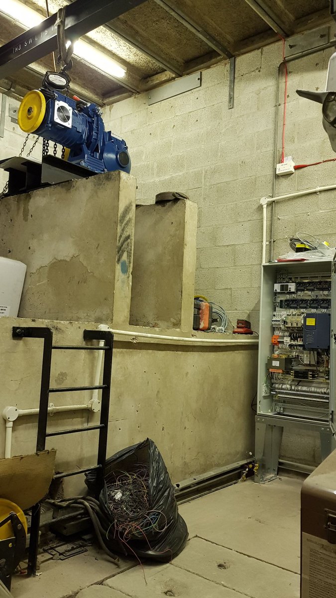 New machine and Panel in position, all ahead of schedule. <a href="/ILEgroup/">International Lift Equipment</a> #engineers #teamwork #communication #satisfaction