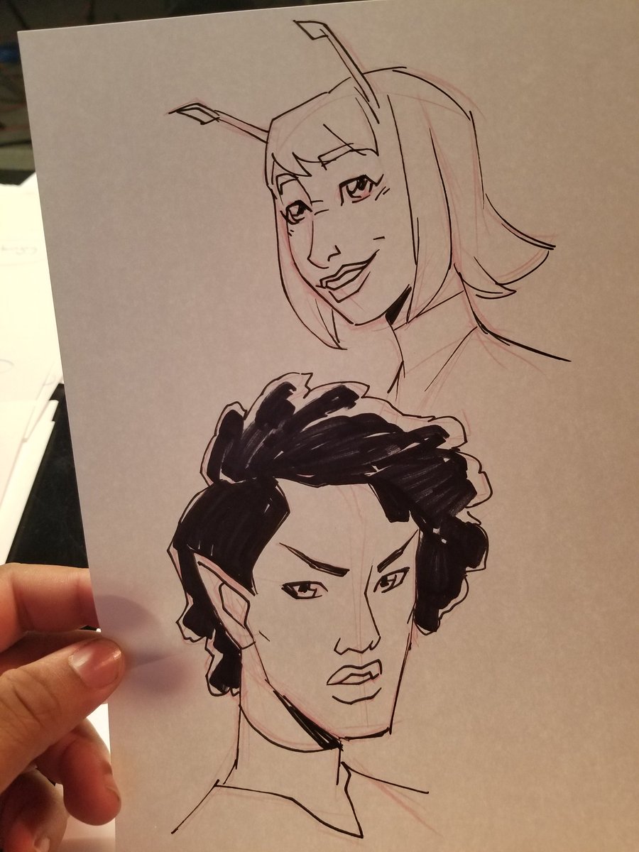 sktchmstrskllz's tweet photo. More drawings from #FridayCon @GeekandSundry https://t.co/wBTYXGglAC