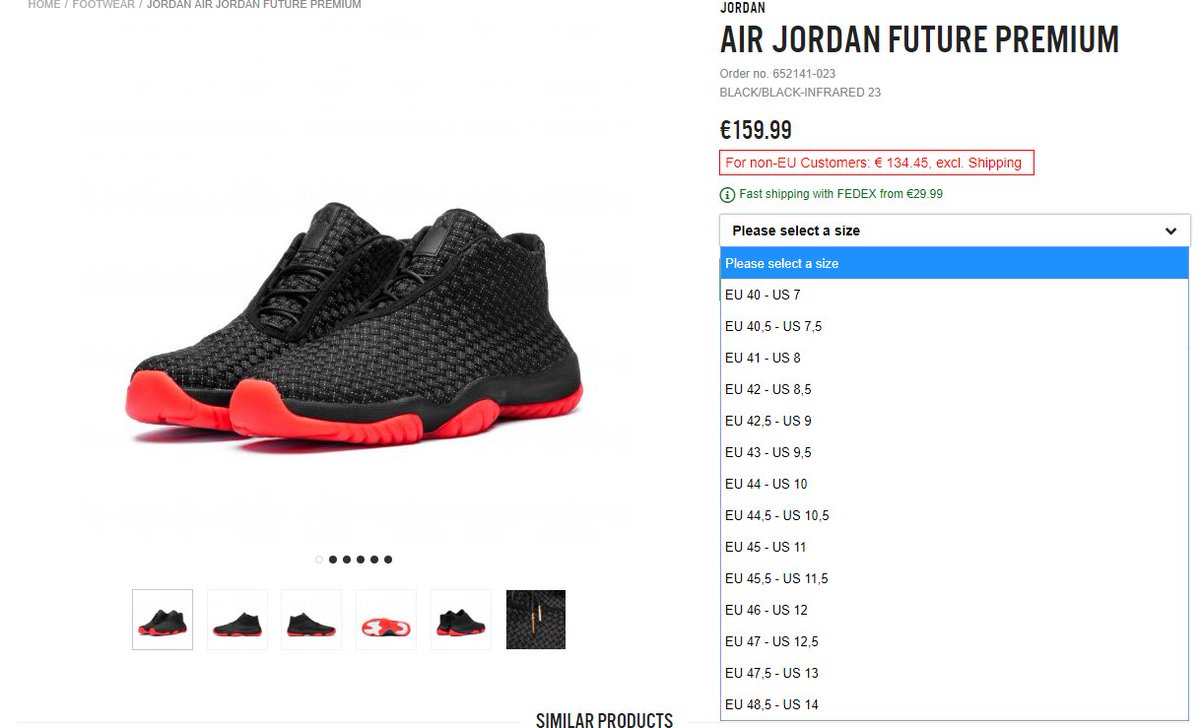 jordan future premium infrared
