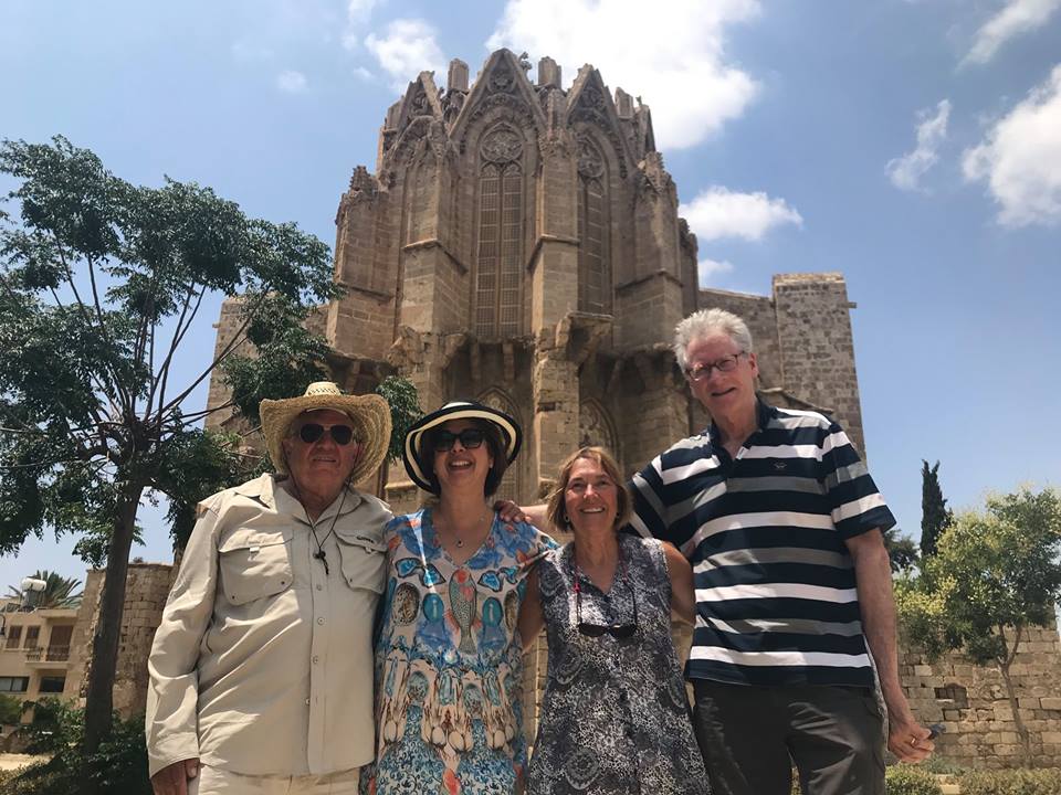 Hadjitofi's tweet photo. Distance is never an excuse for good friends to meet. Greg & Glenda Lewin from #Australia with us (from #Holland) in #Cyprus for a lovely few days. Any more of you coming to see us? #friendship #TheIconHunter #love #Famagusta https://t.co/MEBK0TEW8Q