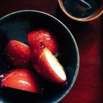 屋台で買ったりんご飴の新たな食べ方!可愛いし食べやすくていいね!