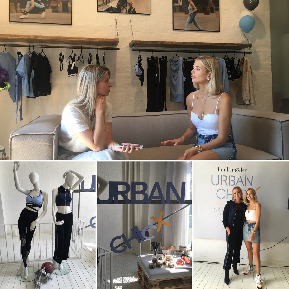 The launch of our fantastic sports collection by Xenia Overdose #hunkemoller #bloggerscollecrion