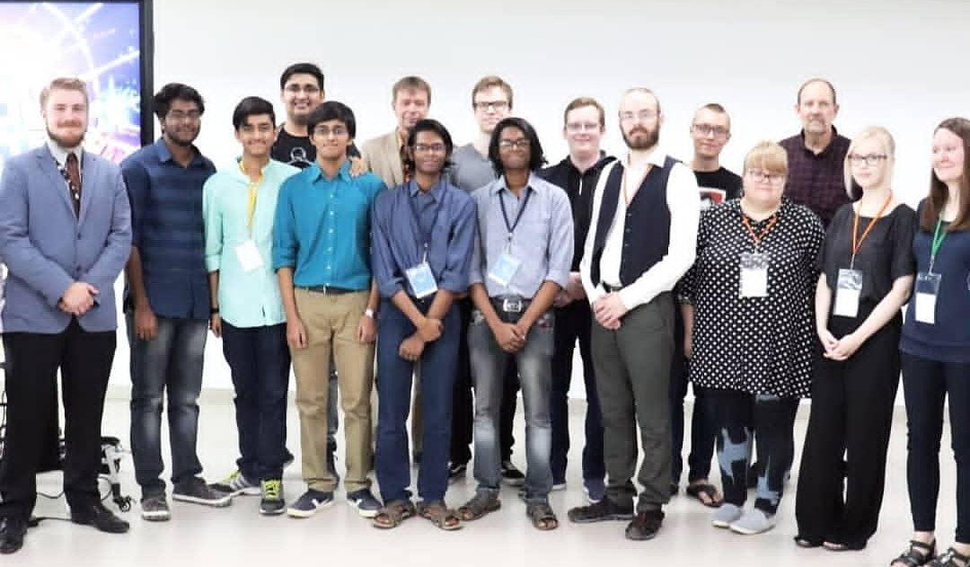 nexttechlab_ap's tweet photo. Congratulations to our team Incendium (@Ex_Calibre007, @furyblitz1145, @banerjee_aneek, @Saurabh98G, @raj_saurav010, @BhargavMuthe) for bagging the first position in Indian Game Development Challenge beating 500+ participants👏👏 #nexttechlabap #nexttechlab #Incendium #TimeTrack https://t.co/sCgGaKDwKL