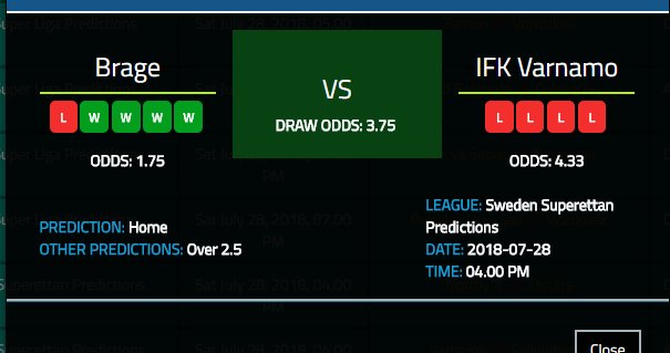 sureforecast's tweet photo. Up next π
Brage πIFK Varnamo | Sweden Superettan
Prediction 3-0β
View More >> https://t.co/0utX3LiyQM
#Prediction #BetNow #Betting #SureBet #Bet9ja #Nairabet
#BetKing #Brage #Troyes #SwedenSuperettan
#Sureforecast... The Bookies Nightmare https://t.co/s2MERZxvly