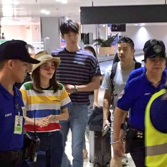 TheSarangheOppa's tweet photo. Welcome to the Philippines, Nam Joohyuk &amp; Sandara Park!!! 🇵🇭❤ https://t.co/Ya1fMlyfQ1