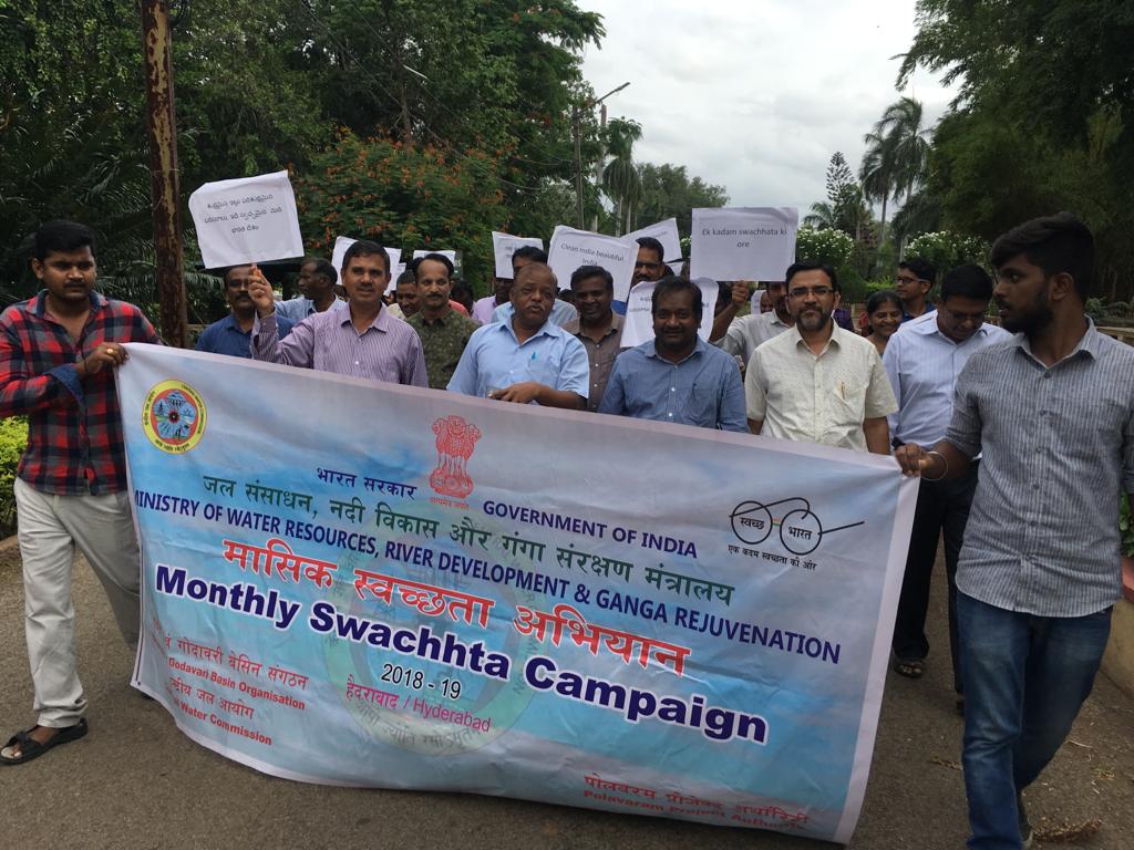 CWCOfficial_GoI's tweet photo. Monthly Swatchta abhiyan activity by #KGBO, CWC and #PPA #Hyderabad. https://t.co/Bnk4aLb6z1