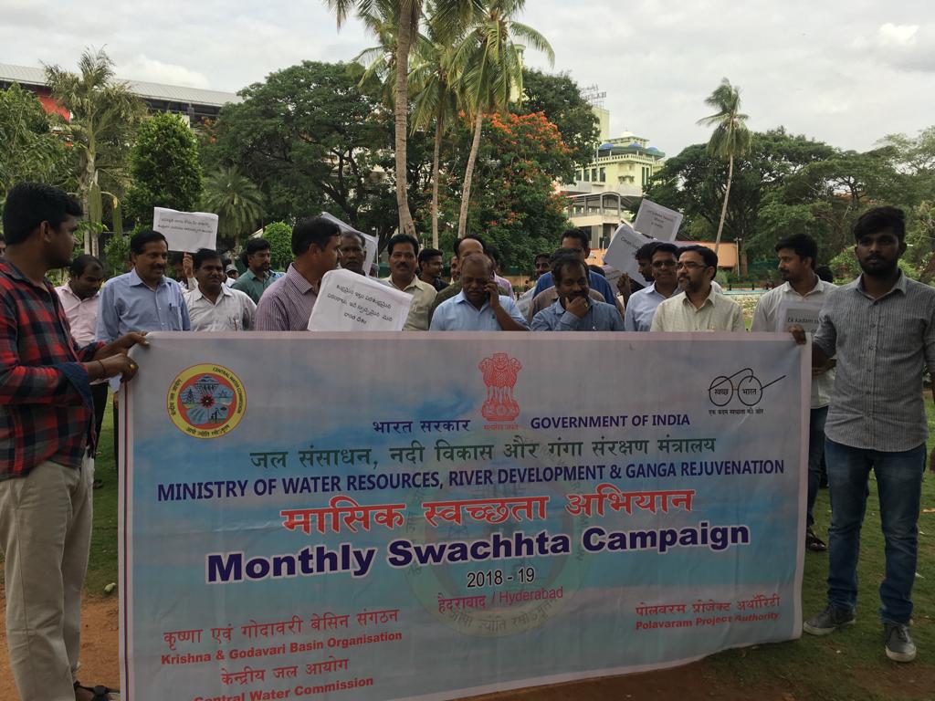 CWCOfficial_GoI's tweet photo. Monthly Swatchta abhiyan activity by #KGBO, CWC and #PPA #Hyderabad. https://t.co/Bnk4aLb6z1