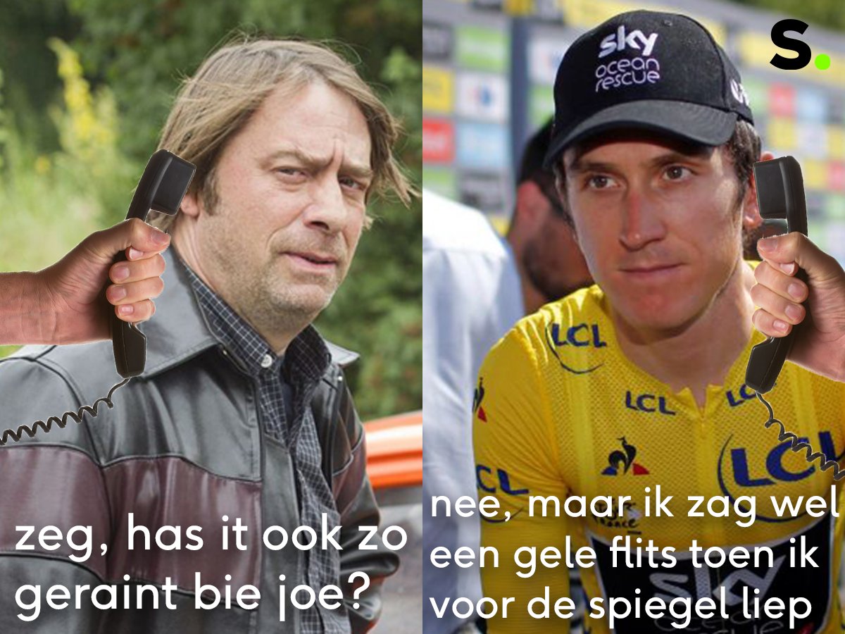 sporza's tweet image. Hevige onweders deze nacht in heel Vlaanderen. ⛈️ #TDF2018 #eigenkweek