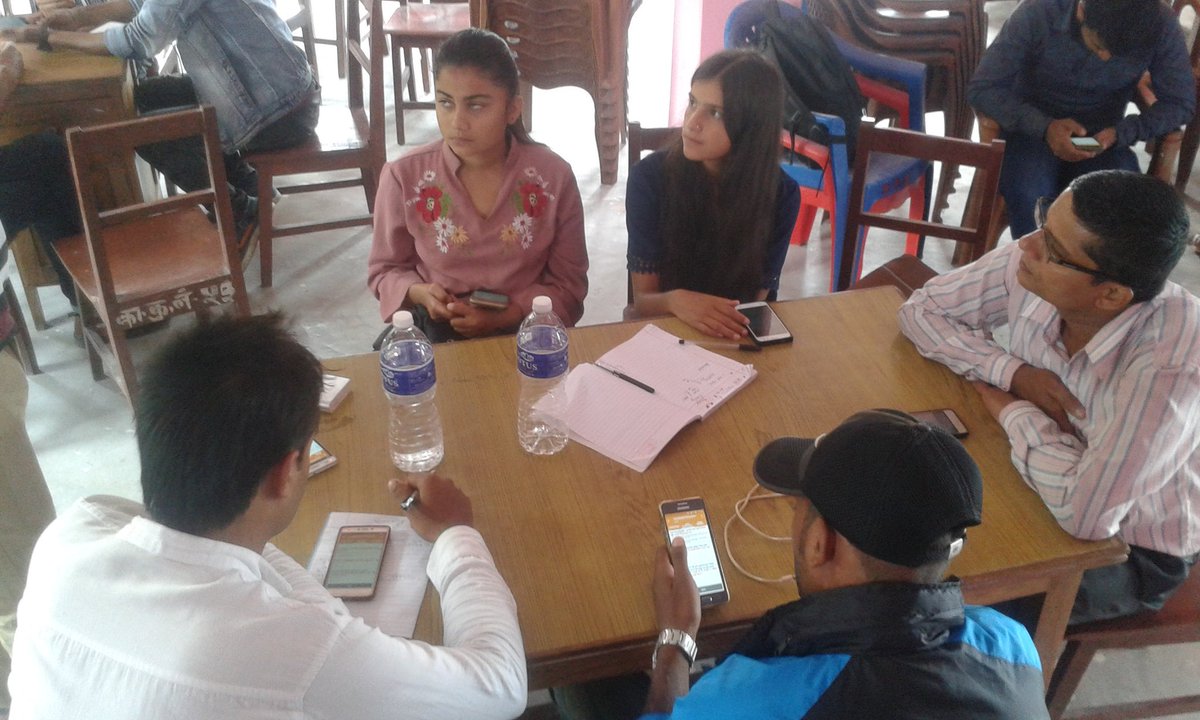 Kanchan_NP's tweet photo. Orientation to Enumerators for Thak Water Supply & Sanitation Project assessment in collaboration with @akvo @jigmylama @iKarmath @nrlshw #d2dprogram #Pokhara https://t.co/y5Uo4vW2Zg