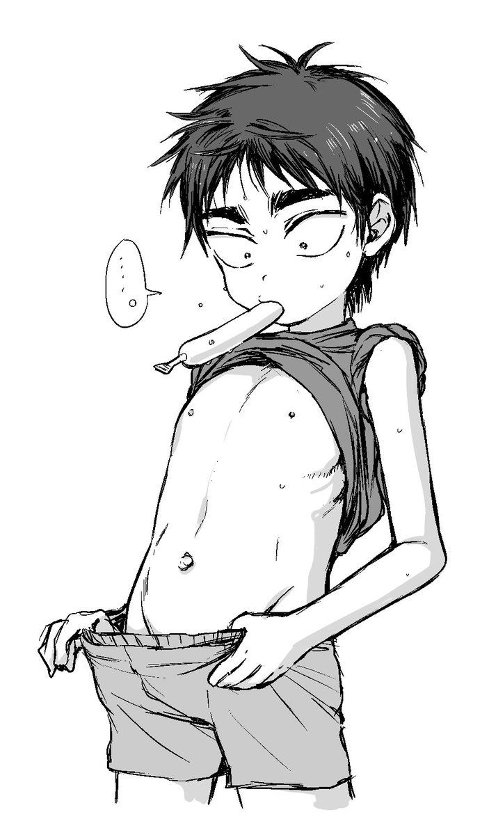 #しょたカイジくんの夏 でべそ気味 