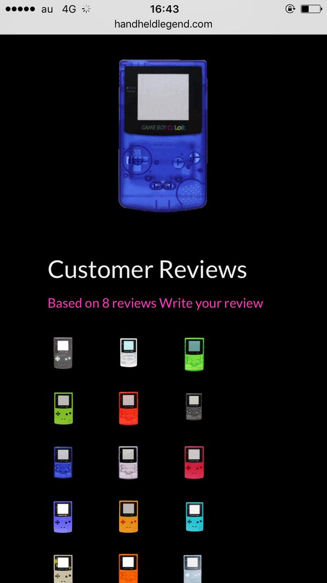 Yukishka あー クリアパープルのゲームボーイカラー 自分ももってた ハードオフで動くゲームボーイ 見つけてきて 画面のところを新品部品にかえて 外装も交換するという手もあるよ 画像はクリアブルーだけど ボタンとかも色変えたり T Co