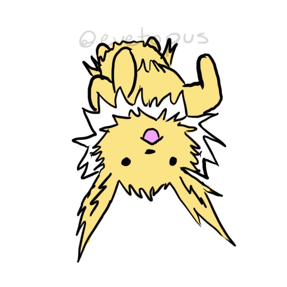 evetopus's tweet photo. Some doodled #eevee mleps for all the #eeveelutions > v< #pokemon #vaporeon #jolteon #flareon https://t.co/C5C6bvQHiF