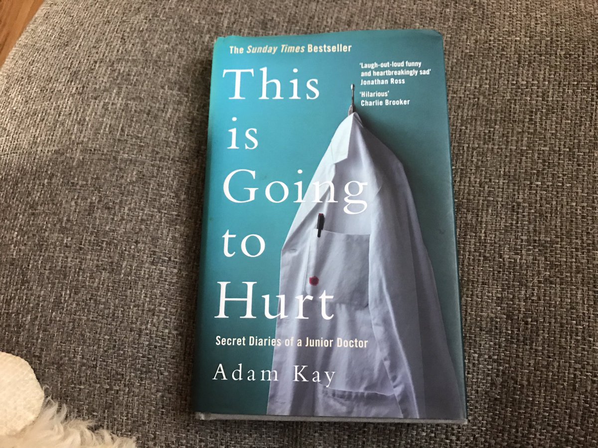 StLukes_AtHome4's tweet photo. Best book I've read in ages! Cannot put it down! Everyone should read this ❤ Hilarious and sad, I cannot thank 'Junior' Doctors enough for the hard work and pure dedication they give to their profession. #thisisgoingtohurt #goodreads #Juniordoctors #nhs https://t.co/XCxsmHc6KX