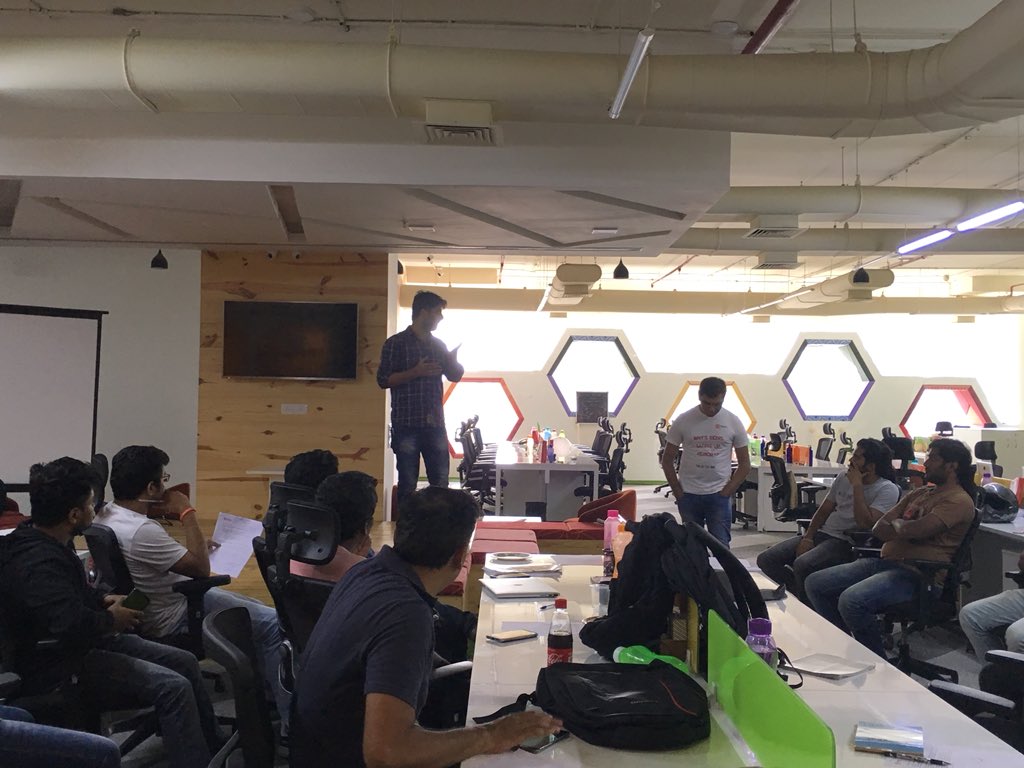 tejasbaldev's tweet photo. @srithedabbler from @HashedIn moderating use case session with Redis Meetup participants. Interesting case studies ! @RedisLabs @Razorpay
#redismeetup #redis #nosql https://t.co/aRIdGfYqyn