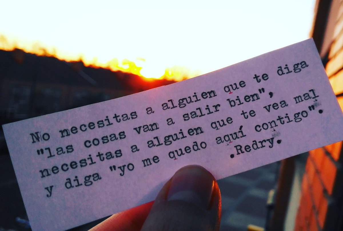 Redry13's tweet image. No necesitas...