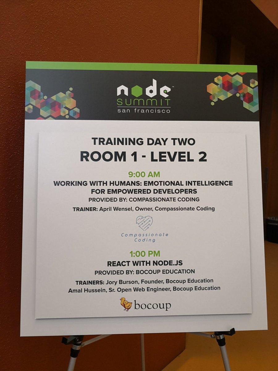 nachaos's tweet photo. Also, clarifying concepts learned on the "React with Node.js" training too #NodeSummit thank you @nomadtechie and @bocoup πππ https://t.co/dRm6UtcO5a