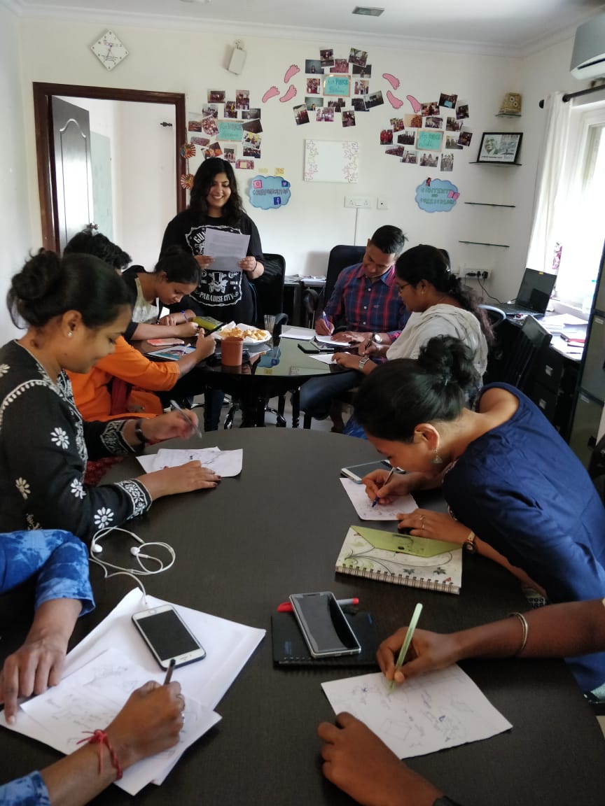 voice4org's tweet image. At VOICE, we regularly conduct TeaTalkies, where one of our team members conducts a session on a topic of their choice. Last week the topic was psychological profiling using the cube test. Our team was thrilled to find out the outcomes of what they drew.

#teatalkies #cubetest