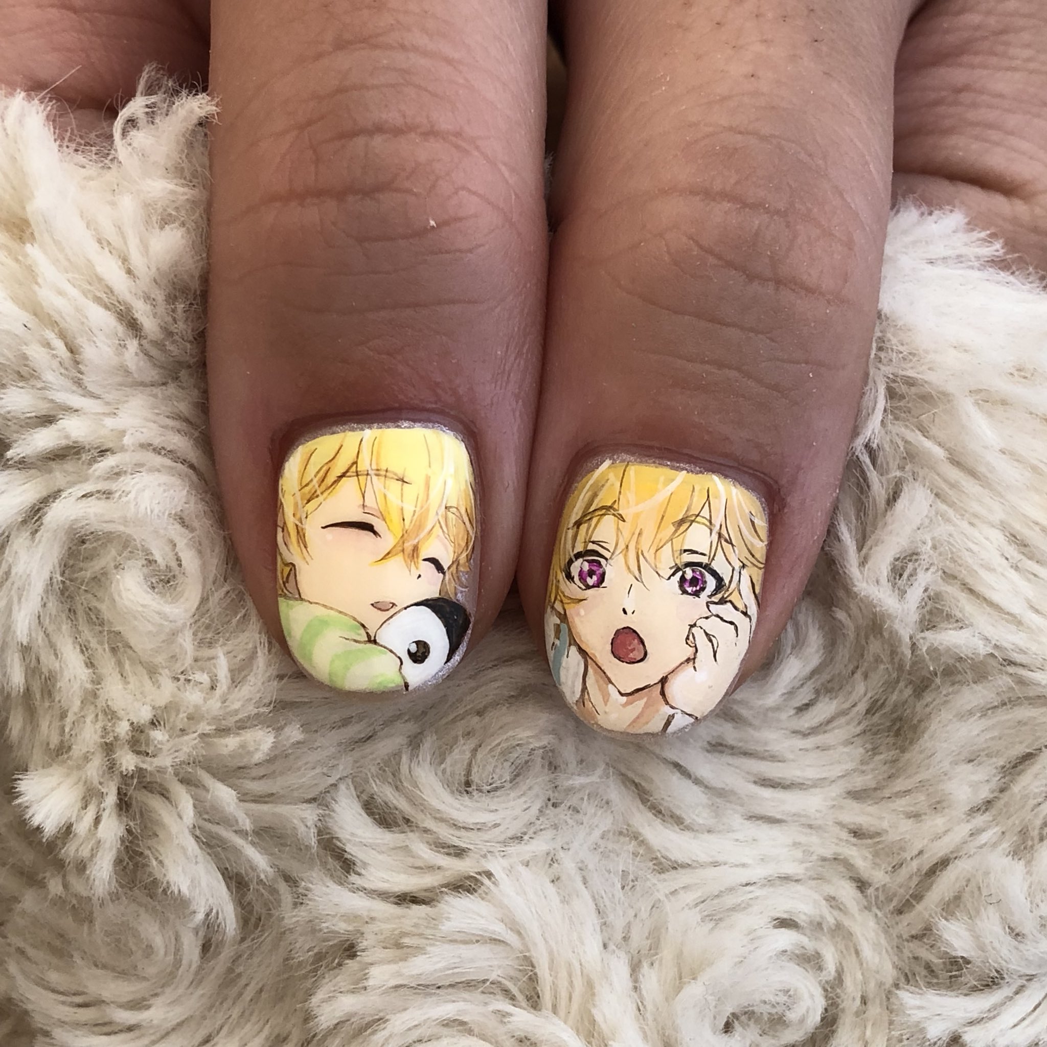 Meme Minz Free なぎさくん 誕生日に向けて 黄色のマリンネイルかわいい 痛ネイル お客様ネイル18 Free 葉月渚 Meme Minz Free なぎさくん 誕生日に向けて 黄色のマリンネイルかわいい 痛ネイル お客様ネイル18 Free 葉月渚