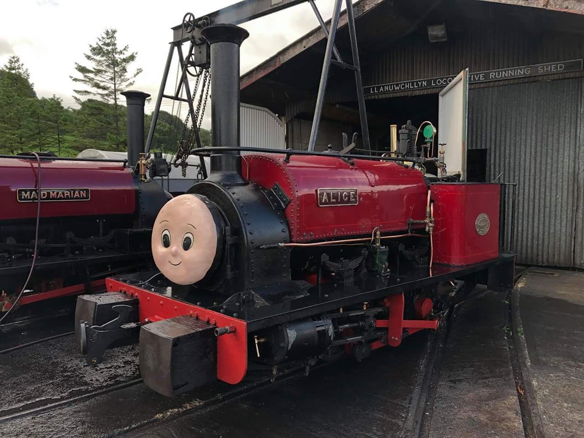 Alice is all ready for her special day, along with her friend Maid Marian! 

Come and join us, activities begin at Llanuwchllyn at 10:30 and trains are running to our blue timetable. 

bala-lake-railway.co.uk