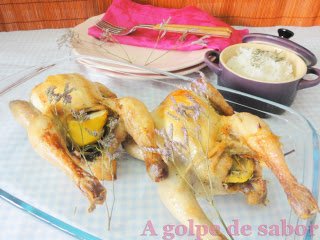 Agolpedesabor's tweet photo. Picantones a las hierbas aromáticas acompañado de arroz basmati:Una receta especialmente aromática y llena de sabor https://t.co/PrKdsHp777 https://t.co/YmGF7fQs36