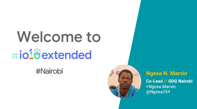GDG_Nairobi's tweet photo. Early morning today, the keynote #ioextended2018 #Nairobi @Ngesa254 https://t.co/BNZU5lRswG
