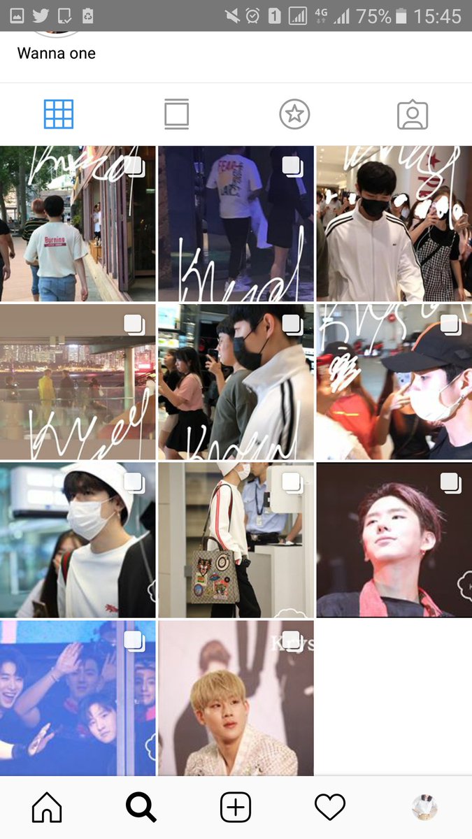 Akun diduga sasaeng Wanna One
