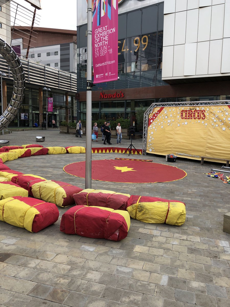 TrinitySqGH's tweet photo. We’re getting ready for #Jesterval @TrinitySqGH today. Show starts at 11.30am, free family fun! https://t.co/DcaB7XH44t