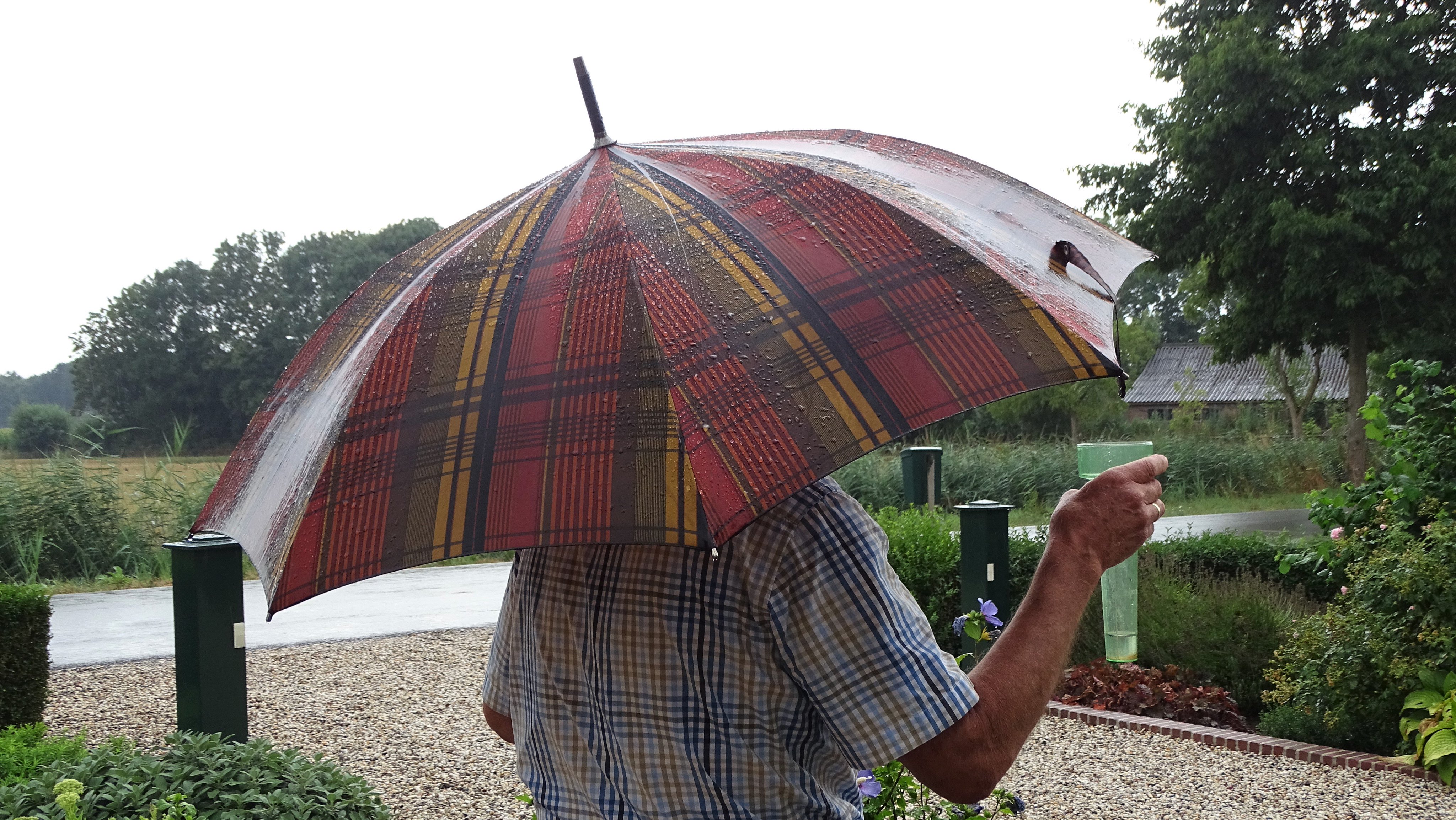 magnifiek Nat Azië Twitter-এ Weer.nl: "Onder moeders paraplu... Kijken hoeveel #regen er al in  de regenmeter zit. In Herwijnen al 5 mm. Foto Adrie van Kuilenburg.  https://t.co/4Lwcjpqc54" / টুইটার
