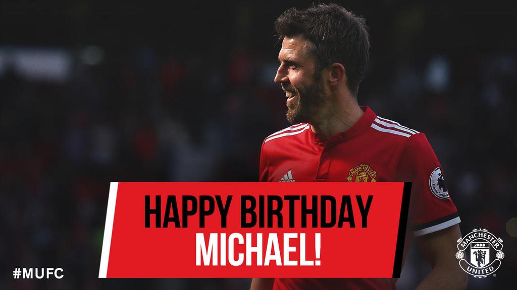  I hope you are enjoying this special day in your life...
Happy birthday Michael Carrick 