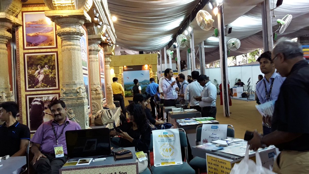 iitmindia's tweet photo. #GoingLive The leading travel show in South India #IITMBengaluru happening at Bangalore Palace, Vasanth Nagar.
Come and be a part of this mega event !!!
#IITMIndia #Tourism #Bengaluru#TravelTrade#NetworkingIsKey #Travel #Tourism #IncredibleIndia https://t.co/LwxS6C6Ku5