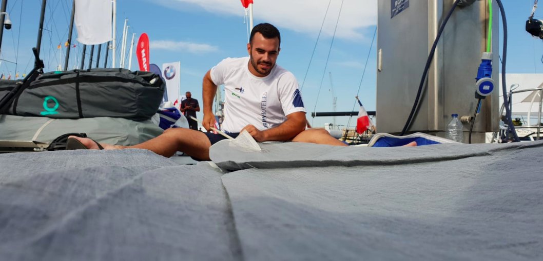 MacaSailingTeam's tweet photo. Preparando el bote para la acción! @CopaReyMAPFRE https://t.co/s3fExEM6fX