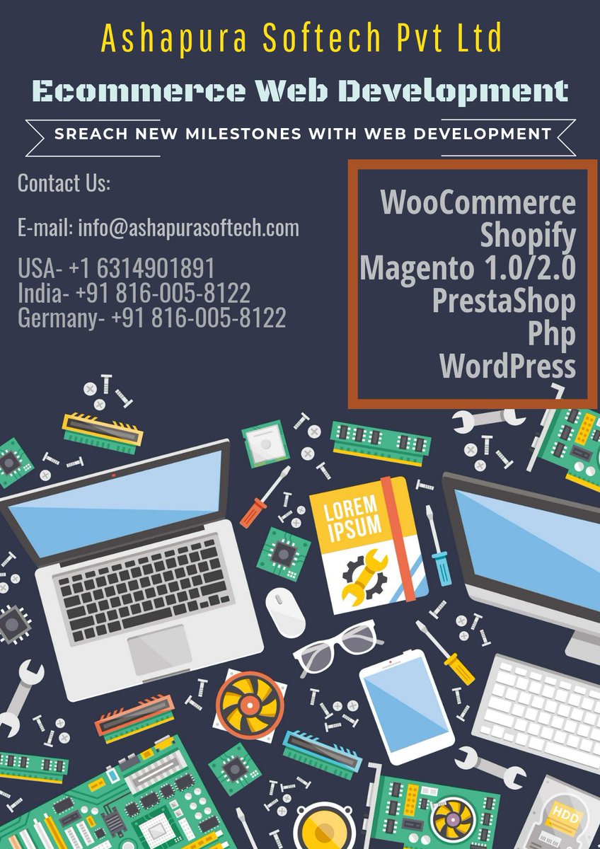 Looking for Web App Development?SURPASS THE COMPETITION WITH FLAWLESS E-COMMERCE DEVELOPMENT😃
Contact:
E-mail: dhiren@ashapurasoftech.com
#WebDesign #WebAppDevelopment
#AshapuraSoftechPvtLtd