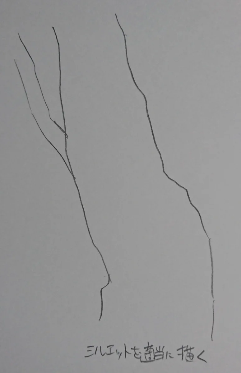 イラスターさん必見！黒っぽい木をモノクロで描くときのポイント！