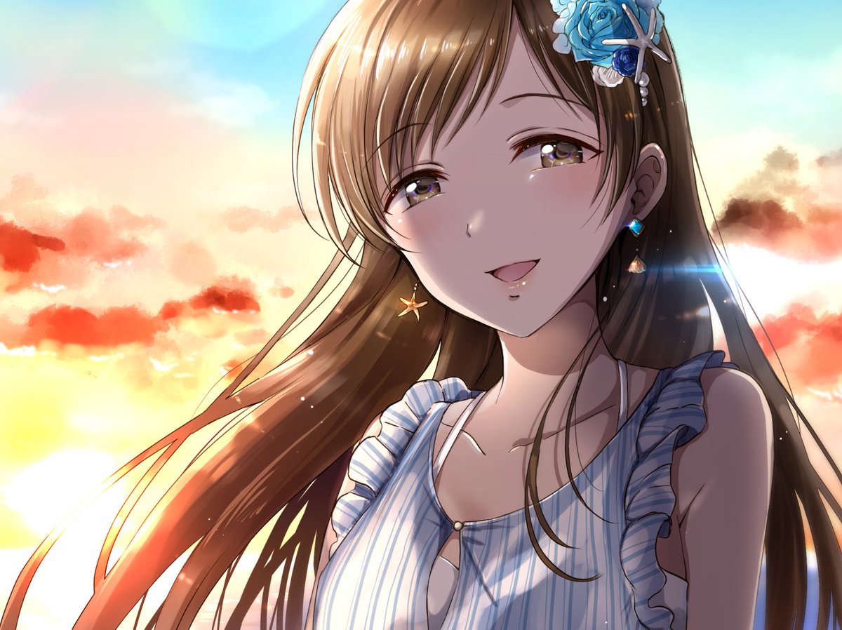 تويتر 源 原稿中 على تويتر ミツナリさん Mitunari の夏コミ新刊 夏服とスイーツ に新田美波ちゃんイラストで参加させていただきました 切なさ感じる日暮れデート なシチュです 楽しく描きましたお気に入りの１枚ですよろしくお願いします T Co