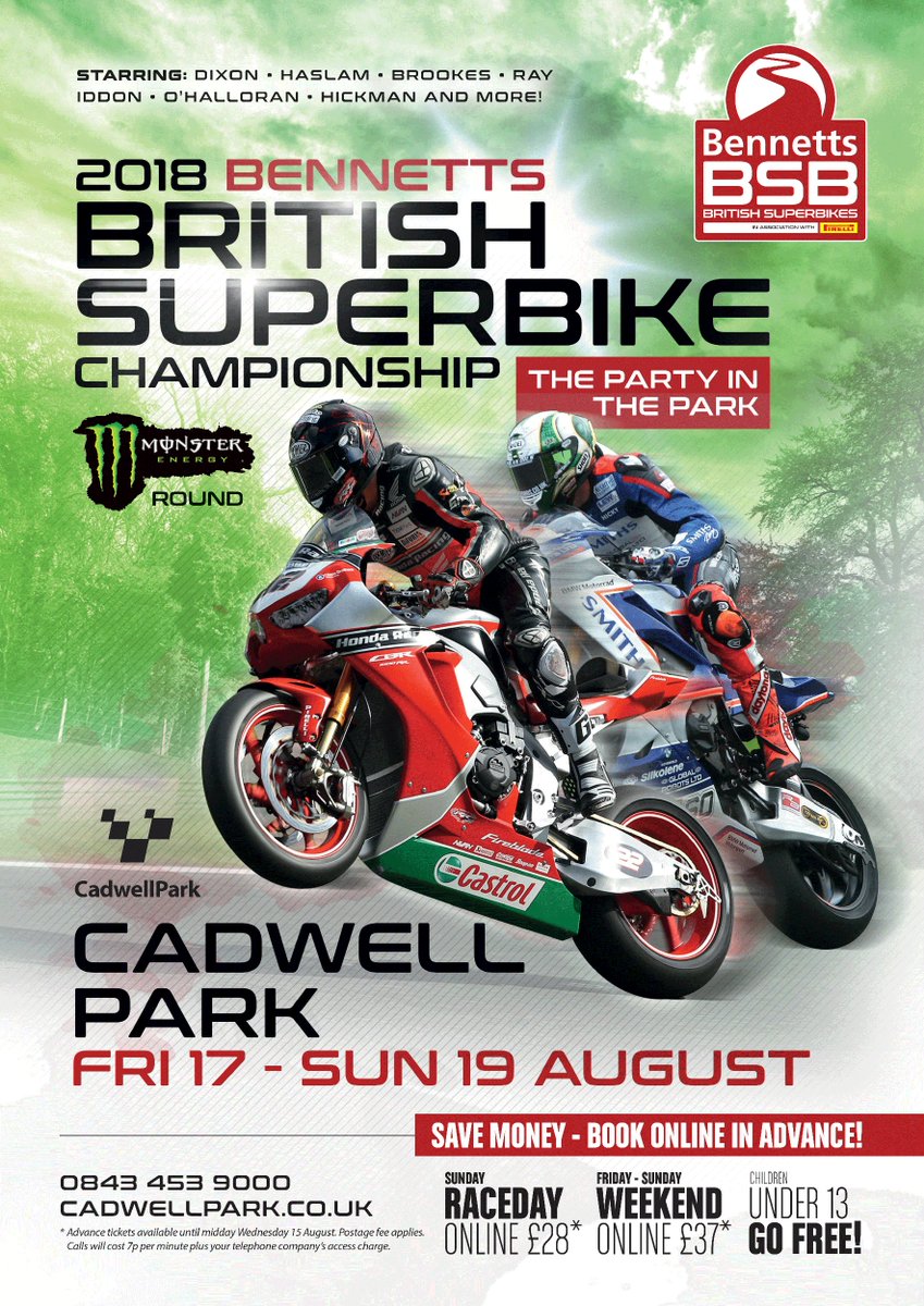 CadwellPark's tweet image. Not long to wait... Get your advance discounted tickets here &amp;gt;&amp;gt;&amp;gt; bit.ly/2yN5yr5 #CadwellBSB