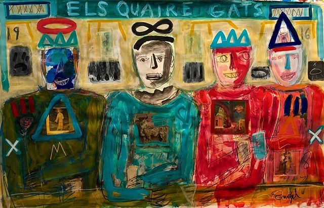kramorisgallery's tweet photo. Opening reception today from 5-6:30 PM for Memory of Language: Recent Work of Christopher Engel.
"The Friends of Pablo Picasso" - 45x64 Mixed Media
#artexhibition #art #localartist #sagharbor #hamptons #kramorisgallery https://t.co/8jHErDSV6e https://t.co/dKMu5bl3Ph