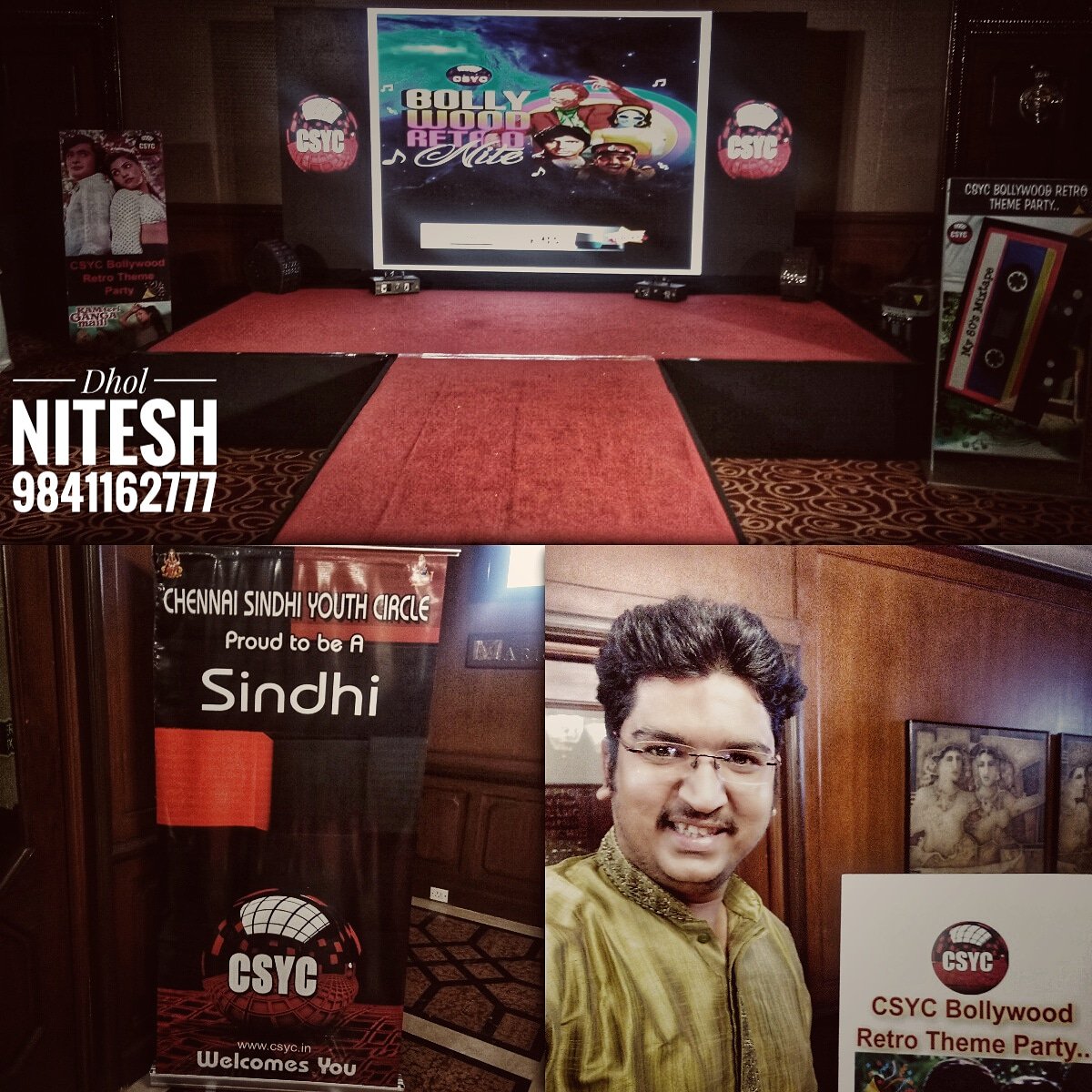dholnitesh's tweet photo. #retro #night #of #chennaisindhiyouthcircle #csyc #bollywoodretro #live #dhol #mix #dholnitesh https://t.co/A9QjpF14Nc