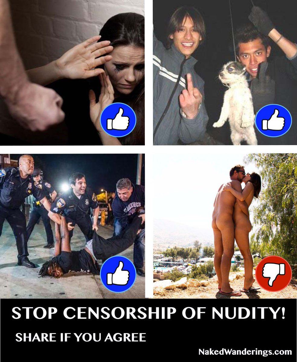 STOP Facebook censorship of nudity!!
<a href="/HHVet96/">Louie</a> <a href="/HectorMtz09/">Héctor Martínez</a> <a href="/RocketRider7/">Rocket Rider</a> <a href="/JohnInman6/">JRinman6</a> @ALBeforeAfter @GetNakedPoland <a href="/NuEtHeureux/">Nude and Happy - Nu et Heureux</a> @UKNudist40 @mikeian471 <a href="/sleeping63/">initials of clarity</a> <a href="/AttilaD2/">Attila D</a> <a href="/paoftwo/">Ian Bibby</a> <a href="/ReviewResortsCO/">ReviewResortsCO</a> @OpenenBloot <a href="/RougeandStar/">Adito</a> @AANR_Int <a href="/AANR_WestRegion/">AANR Western Region</a> <a href="/NaturistSociety/">TheNaturistSociety</a>