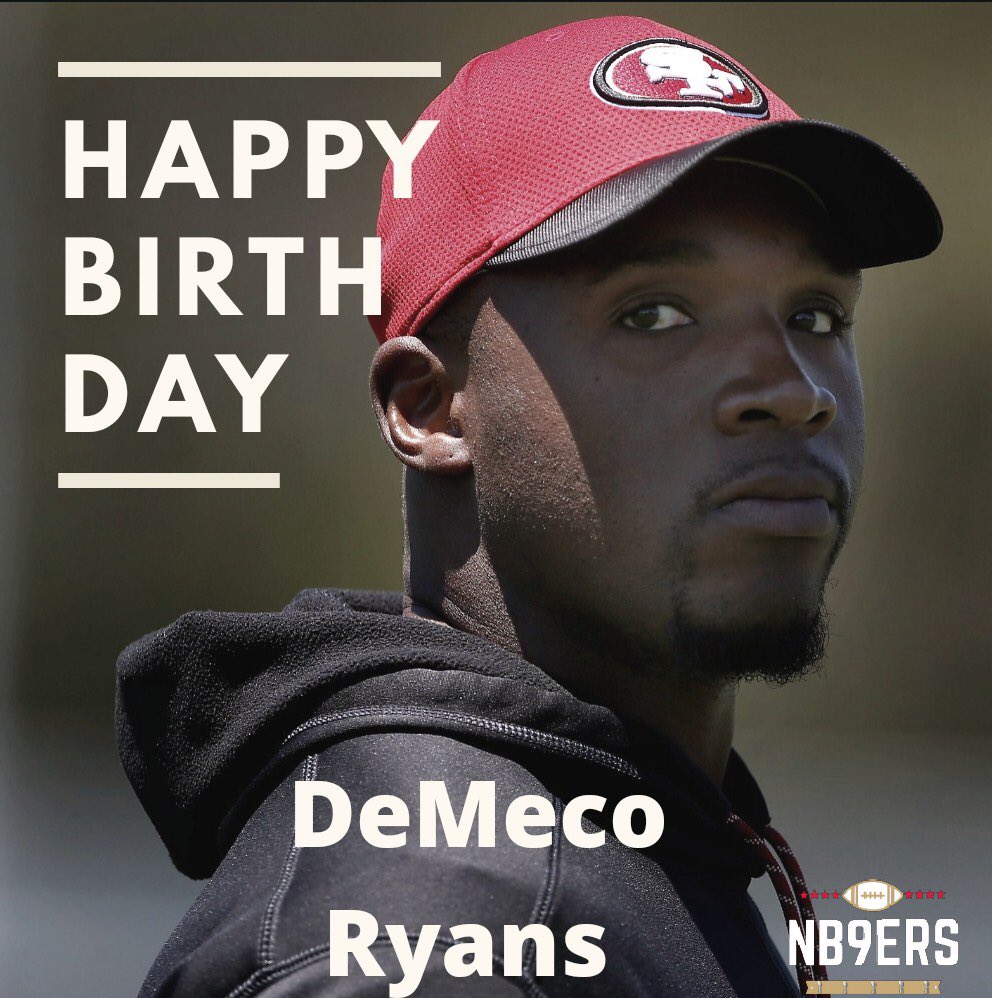 Happy birthday to LB Coach DeMeco Ryans! ( :  