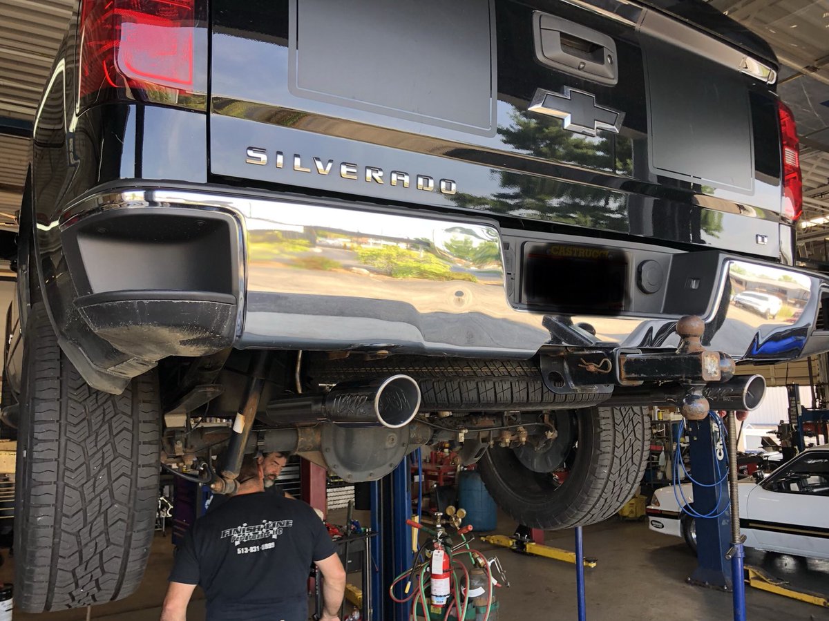 Beefcake_Racing's tweet image. Little #mbrp dual exit chevy silverado install today with our partners at #finishlineperformance! Hit us up for your #mbrpexhaust today at #teambeefcakeracing. #chevroletsilverado #chevyexhaust #silverado1500
