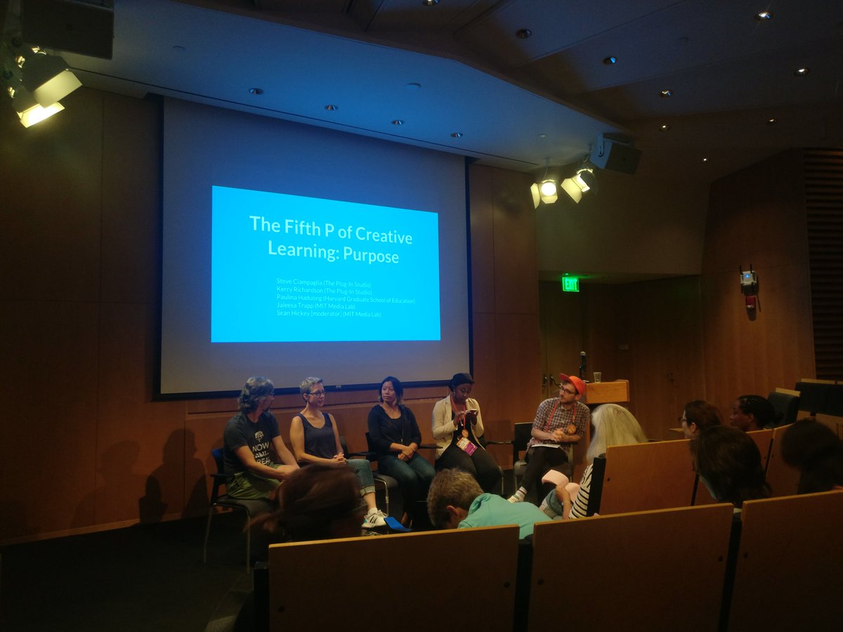 tarmelop's tweet image. Talking about the fifth P: Purpose. @JaleesaT &quot;All educators should be activist. Empowering children is revolutionary&quot; #scratchMIT2018